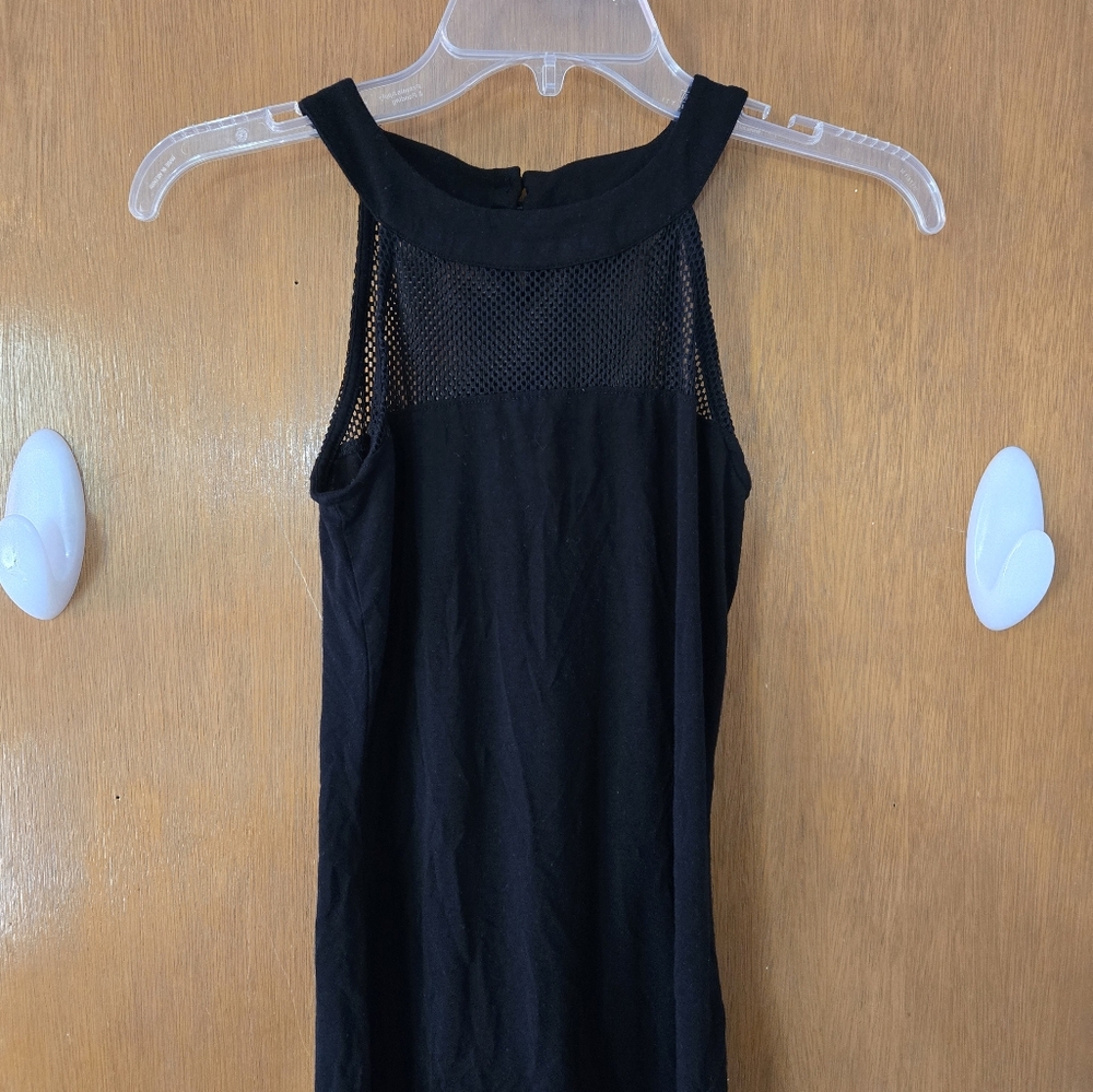 I.N.C. Black Sleeveless Mesh top Size P/Small.